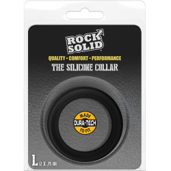 RockSolid by Doc Johnson Cockring The Collar Large 50 mm Noir